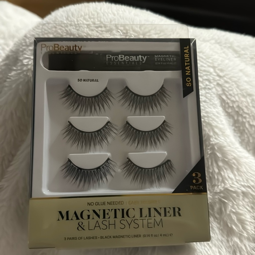 ProBeauty Essentials Magnetic Liner and Lash System So Natural 3 Pack Black